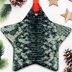 Snake Skin-29 Alt Ornament (star) by skindeep