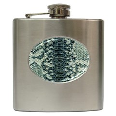 Snake Skin-29 Alt Hip Flask (6 Oz) by skindeep