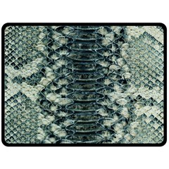 Snake Skin-29 Alt Fleece Blanket (large)  by skindeep