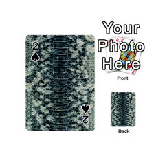 Snake Skin-29 Alt Playing Cards 54 Designs (mini) by skindeep