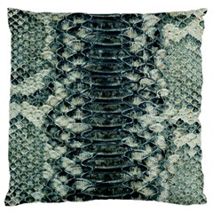 Snake Skin-29 Alt Large Cushion Case (one Side) by skindeep