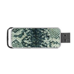 Snake Skin-29 Alt Portable Usb Flash (one Side) by skindeep