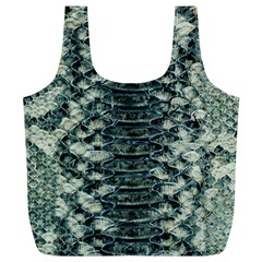 Snake Skin-29 Alt Full Print Recycle Bag (xl) by skindeep