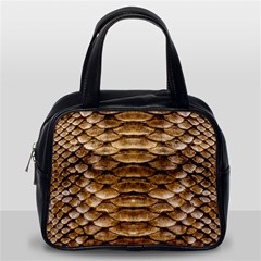 Reptile Skin Pattern 11 Classic Handbag (one Side) by skindeep