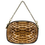 Reptile Skin Pattern 11 Chain Purse (One Side) Front