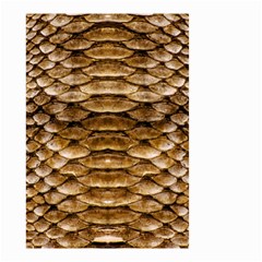 Reptile Skin Pattern 11 Small Garden Flag (two Sides) by skindeep