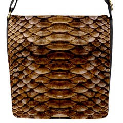 Reptile Skin Pattern 11 Flap Closure Messenger Bag (s) by skindeep