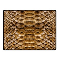 Reptile Skin Pattern 11 Double Sided Fleece Blanket (small)  by skindeep