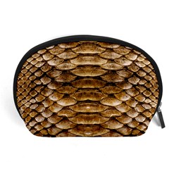 Reptile Skin Pattern 11 Accessory Pouch (large) by skindeep