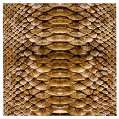 Reptile Skin Pattern 11 Wooden Puzzle Square by skindeep