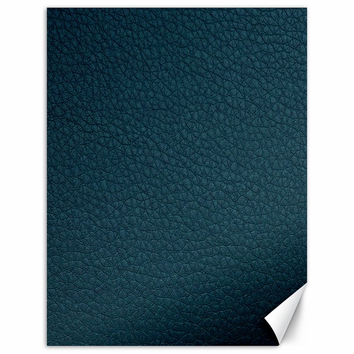 Leatherette 2 Blue Canvas 12  x 16 