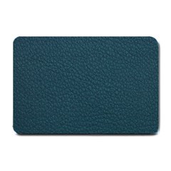 Leatherette 2 Blue Small Doormat  by skindeep