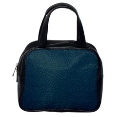 Leatherette 2 Blue Classic Handbag (one Side) by skindeep