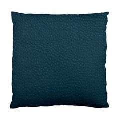 Leatherette 2 Blue Standard Cushion Case (two Sides) by skindeep