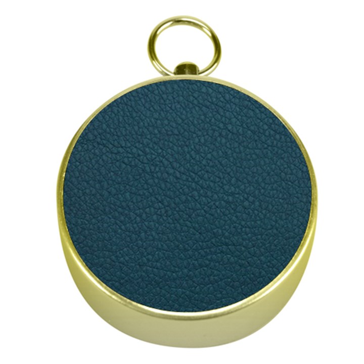 Leatherette 2 Blue Gold Compasses