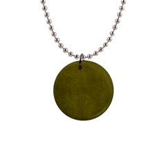 Leatherette 6 Green 1  Button Necklace by skindeep