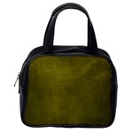 Leatherette 6 Green Classic Handbag (Two Sides) Back