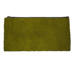 Leatherette 6 Green Pencil Case by skindeep