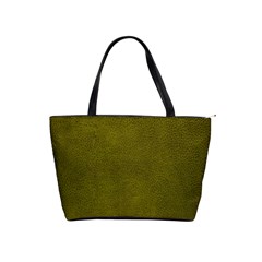 Leatherette 6 Green Classic Shoulder Handbag by skindeep