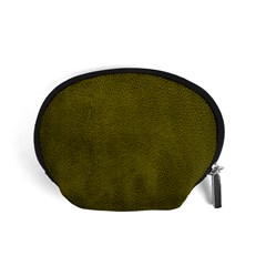 Leatherette 6 Green Accessory Pouch (small) by skindeep