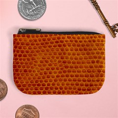 Leatherette 5 Brown Mini Coin Purse by skindeep