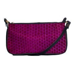 Leatherette 5 Purple Shoulder Clutch Bag by skindeep