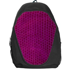 Leatherette 5 Purple Backpack Bag by skindeep