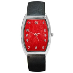 Leatherette 7 Barrel Style Metal Watch by skindeep