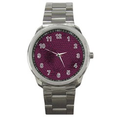 Reptile Skin Pattern 2 Sport Metal Watch by skindeep