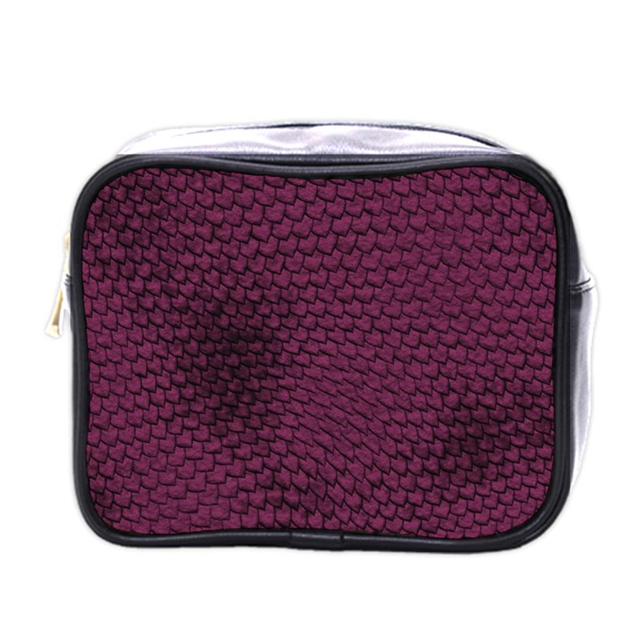 Reptile Skin Pattern 2 Mini Toiletries Bag (One Side)