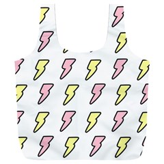 Pattern Cute Flash Design Full Print Recycle Bag (xxl) by brightlightarts