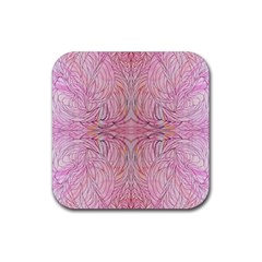 Mixed Media Repeats Rubber Coaster (square) 