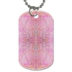 Mixed Media Repeats Dog Tag (two Sides) by kaleidomarblingart