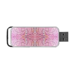 Mixed Media Repeats Portable Usb Flash (one Side) by kaleidomarblingart