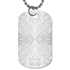 Mono Repeats Iii Dog Tag (two Sides) by kaleidomarblingart