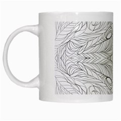 Mono Repeats White Mugs