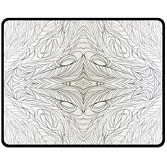 Mono Repeats Fleece Blanket (Medium) 