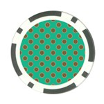 ethnic circular print Poker Chip Card Guard (10 pack) Front