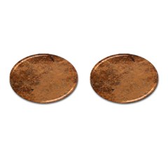 Aged Leather Cufflinks (oval)