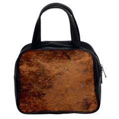 Aged Leather Classic Handbag (two Sides)