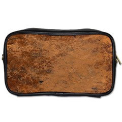 Aged Leather Toiletries Bag (two Sides)