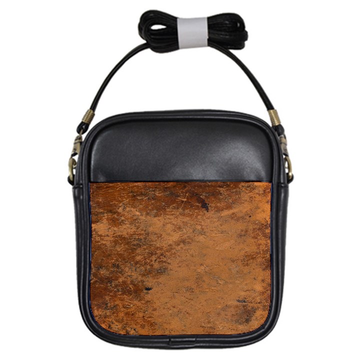 Aged Leather Girls Sling Bag