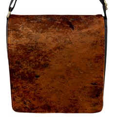 Aged Leather Flap Closure Messenger Bag (s)