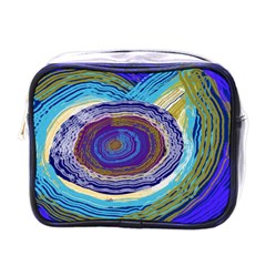 Swirls Mini Toiletries Bag (one Side) by kiernankallan