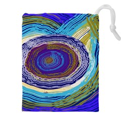 Swirls Drawstring Pouch (4xl) by kiernankallan