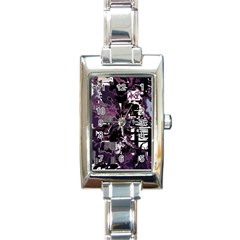 Pressure Points Rectangle Italian Charm Watch by MRNStudios