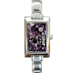 Pressure Points Rectangle Italian Charm Watch Front