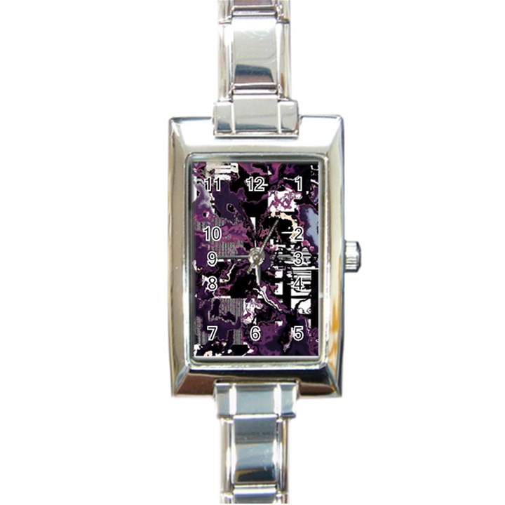 Pressure Points Rectangle Italian Charm Watch