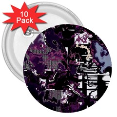 Pressure Points 3  Buttons (10 Pack)  by MRNStudios