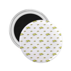 Cartoon Funny Weird Car Motif Pattern 2 25  Magnets by dflcprintsclothing